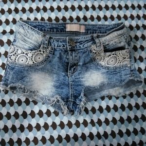 COPY - Almost Famous Premium Short Shorts Raw Hems